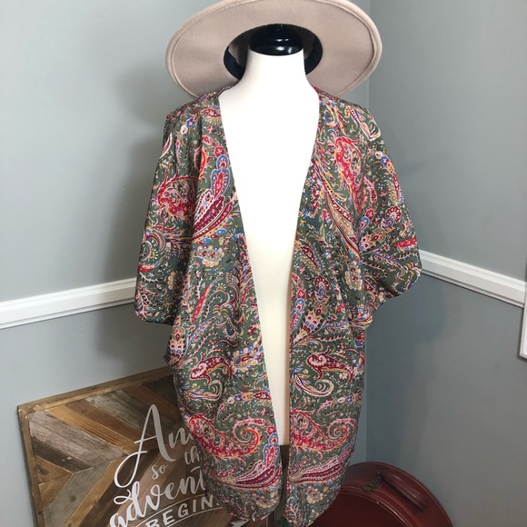 Boho Long print Kimono - Picture 5 of 5